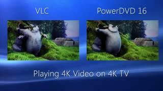 PowerDVD 4K Playback Comparison Video