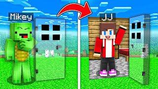 JJ Use FAKE Doors to PRANK Mikey in Minecraft Challenge - Maizen JJ and Mikey