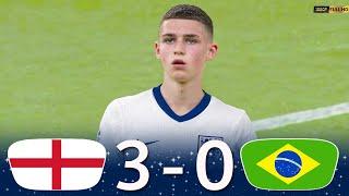 AT 14, PHIL FODEN SHOWED THAT HE WAS GOING TO BE A BEAST! / BRAZIL U14 VS ENGLAND U14