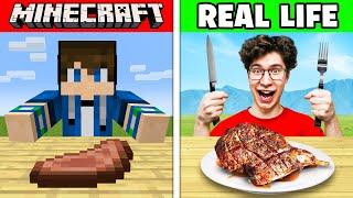 I Tried Eating Every Minecraft Food in Real Life!