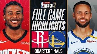 WARRIORS vs ROCKETS | EMIRATES NBA CUP FULL GAME HIGHLIGHTS | December 10, 2024 | NBA Highlights 2K