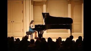 Sophia Tatar Performing Dwie Arabeski by Claude Debussy at Phillips Academy Recital