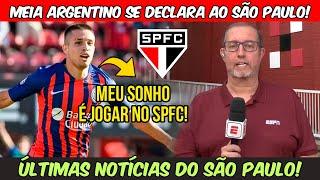 "Se me ligar, vou na hora!" | CRAQUE ARGENTINO SE DECLARA AO SPFC | CONFUSÃO NO TREINO E+ NOTÍCIAS