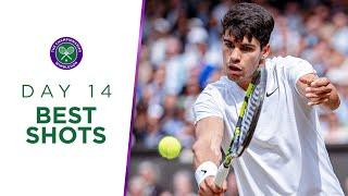 Alcaraz, Djokovic and the best of Finals Sunday | Best Shots | Day Fourteen | Wimbledon 2024