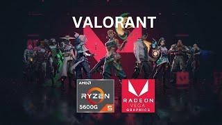 Valorant On Ryzen 5 5600G with Vega 7 Graphics | JOHN TECH