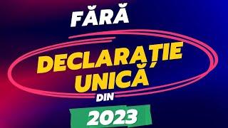 Pa pa declarație unică din 2023? Impozit reținut la sursă!