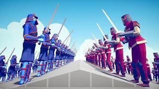 TOURNAMENT - DYNASTY Team vs MEDIEVAL Team | Totally Accurate Battle Simulator TABS