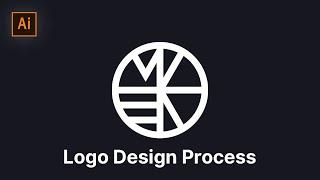 How to Design Creative Monogram logo Logo in Illustrator | #logodesignprocess | SoftAsia Tech