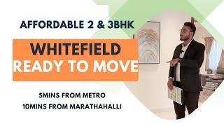 2 & 3bhk Ready to Move Flats in Whitefield | Near ITPL & Marathahalli | ️ +919019849801 #flats