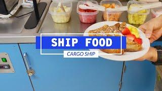 Food On A Maersk Cargo Ship | Life At Sea