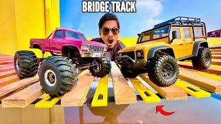 RC LandRover Defender New Bridge Track Testing - Chatpat toy TV