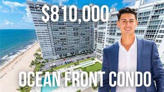 Inside a $810,000 Ocean front Condo- 4300 N Ocean Blvd #17N | Fort Lauderdale, FL