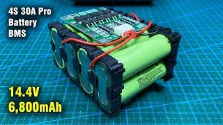 How to Make a 4S 30A 18650 Rechargeable Battery Pack (27,200mAh)