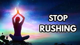 Stop Rushing And Being In A Hurry – Have More Patience | Subliminal Binaural Beats