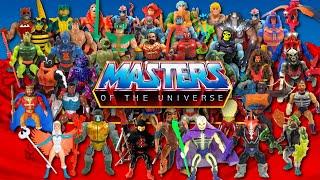 All of the figures Masters of the Universe from the 1980s (1982-1988)