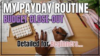 HOW TO DO A BUDGET CLOSE-OUT FOR BEGINNERS | BUDGETING 101