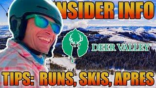 Deer Valley Ski Resort Run and Apres Tips