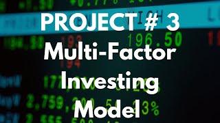 Project #3: Multi Factor Modeling Lehigh Master in Financial Engineering / Quantitative Finance