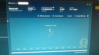 1 hour Nicehash solo mining Zcash