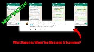 MUST WATCH! | What Happens When You Message A Scammer | Scam Awareness [Giveaway Winner Scam]