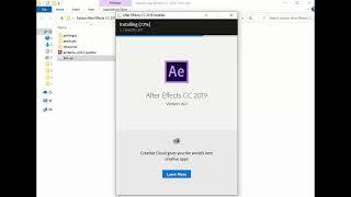 Adobe After Effects CC 2019      طريقه تسطيب افتر افكت