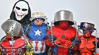 Superheroes vs Jigsaw