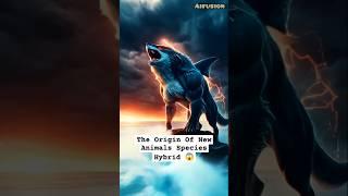 The origin of New Animals Species Hybrid #wolf #tiger #shark #griffin #aifusion077