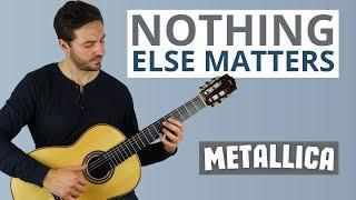 Nothing Else Matters by Metallica - Fingerstyle Guitar - Six String Fingerpicking