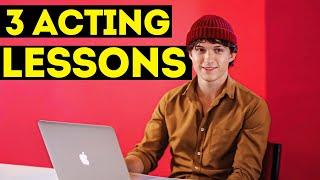 3 Acting Lessons To Practice From Home