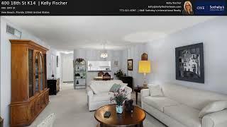 Centrally Located 55+ First Floor Condo : 400 18th St, #K4, Vero Beach, FL 32960