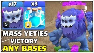 Th15 Yeti Attack Strategy | Best Th15 Mass Yeti Attack Strategy | Clash of Clans