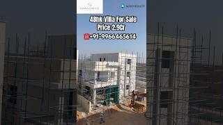 Luxury 4Bhk Villa For Sale in Patancheruvu Hyderabad |Sansa County By Auro Realty | Villa investment