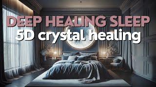 HEAL: Guided Sleep Meditation to Fall Asleep Fast | 5D Crystal Healing Temple | Reiki Energy Healing