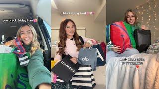 Black friday shopping haul - TikTok compilation