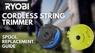 How To: RYOBI Cordless String Trimmer Spool Replacement