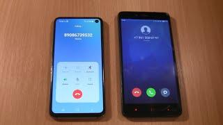 Over the Horizon Incoming call & Outgoing call at the Same Samsung S10e + Xiaomi Redmi Note 2