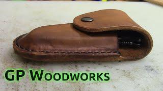 Leather Pocket Knife Holster