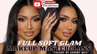 Full Soft Glam WOC Makeup Tutorial