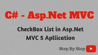 C#.Net CheckBox List in Asp.Net MVC 5 Apllication