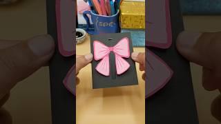 Birthday Bow Card 🩷 #diy #art #trending #youtubeshorts #viralvideo #shorts #shortsfeed #birthday