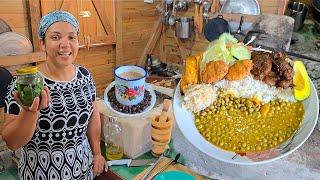 CON ACEITE AHUMADO y Orégano Verde COMIDA TÍPICA A LA LEÑA. La Vida Del Campo