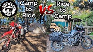 There are Only Two Types of Motorcycle Camping Trips