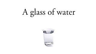 "A glass of water" An inspirational story