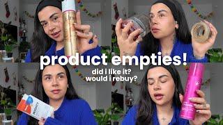 massive product empties review! 30+ products of home fragrance, bodycare, haircare etc...