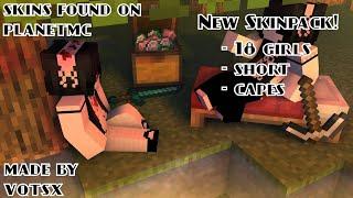 18 Girls Skinpack MCPE | Short | Works on HIVE! | vqtsx