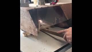 Homemade kindling machine