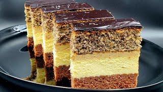 MOCACHINO cheese cake ️ NEW combination of flavors Cake with poppy seeds and cheese