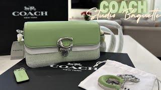 Coach Studio Baguette Bag: Keep or Return? Practical or Just Pretty.  #studiobaguette #coachunboxing