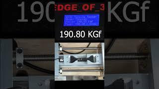 New Tensile Tester Breaking Things | EDGE OF 3D