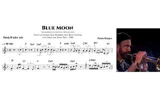 Randy Brecker - Blue Moon (transcription)